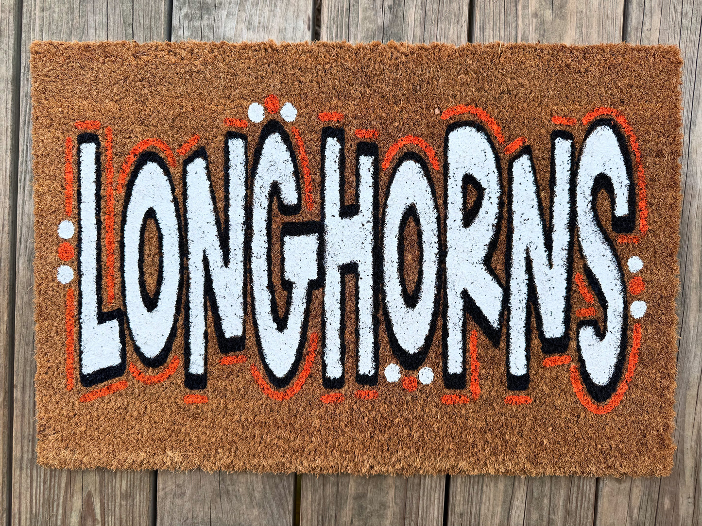 Longhorn Doodle Dreams Doormat