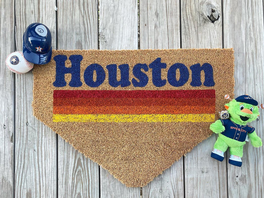 Houston Astros Homeplate welcome mat