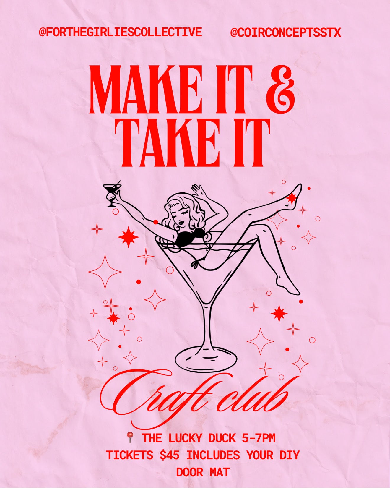 MAKE IT & TAKE IT PAINT &SIP