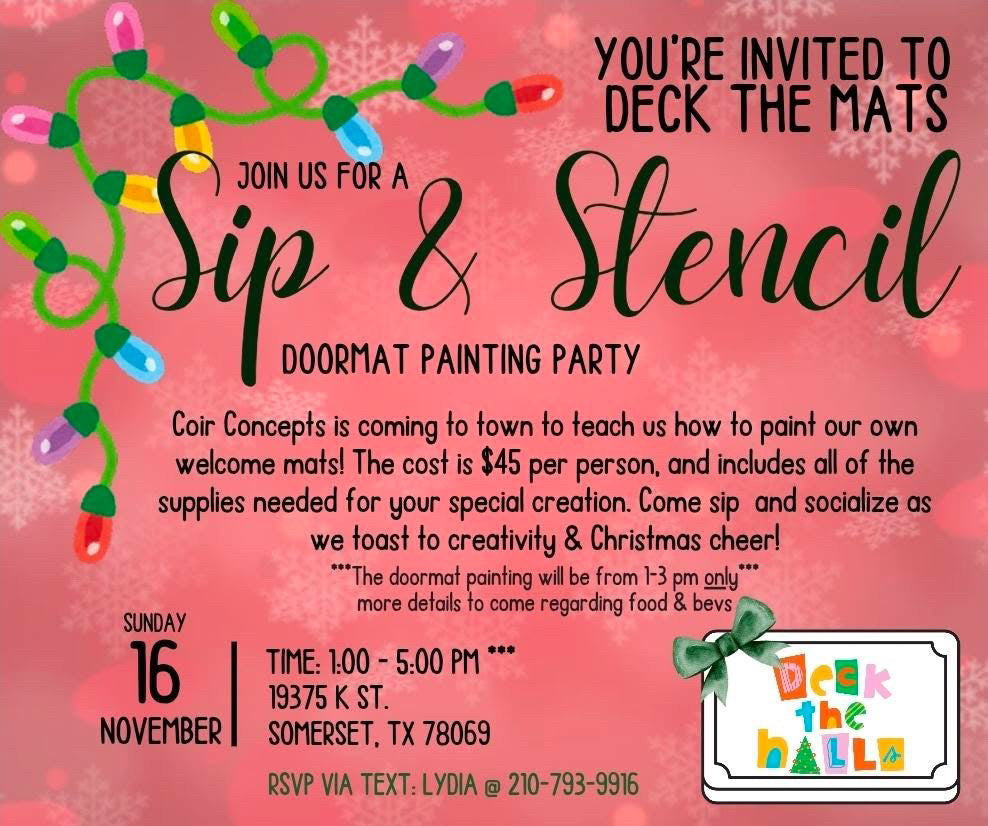 Lydia's Sip & Stencil