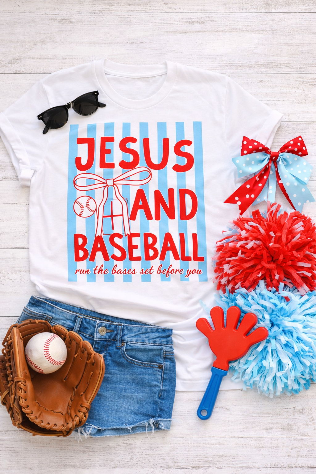 Jesus & Baseball tee