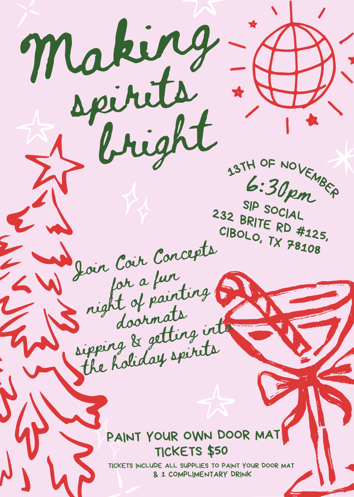 Making Spirits Bright @ Sip Social