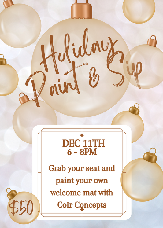 TPC Members Only Holiday Paint & Sip